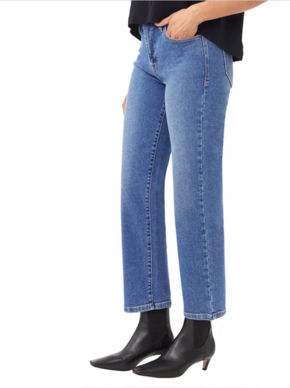 Kenzie High Rise Straight Jeans 28” inseam Size 8